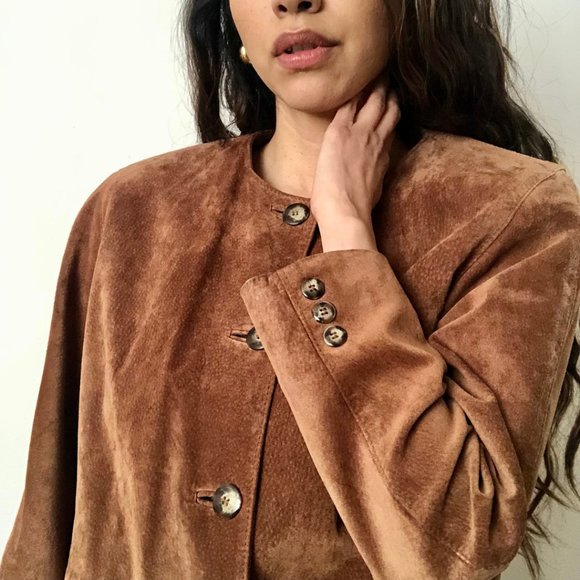 Vintage Suede Blazer/Jacket - Picture 2 of 3
